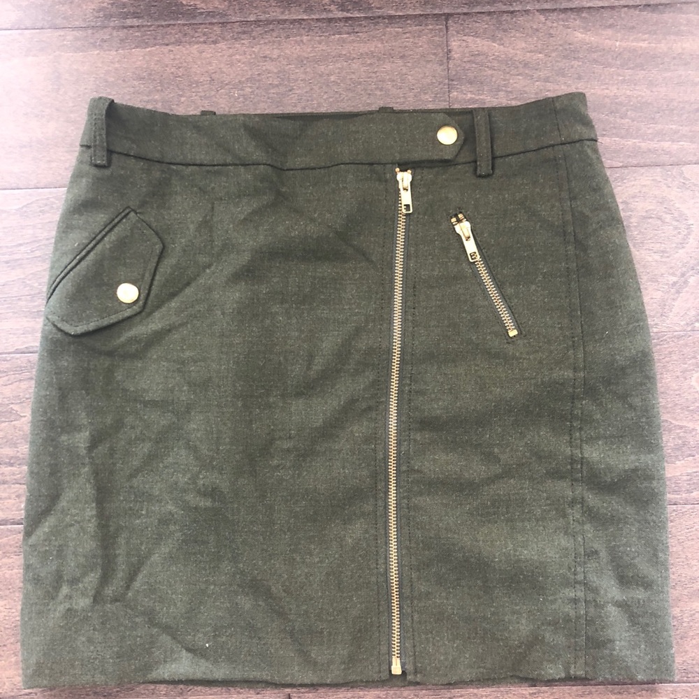 J.Crew Army Green Skirt